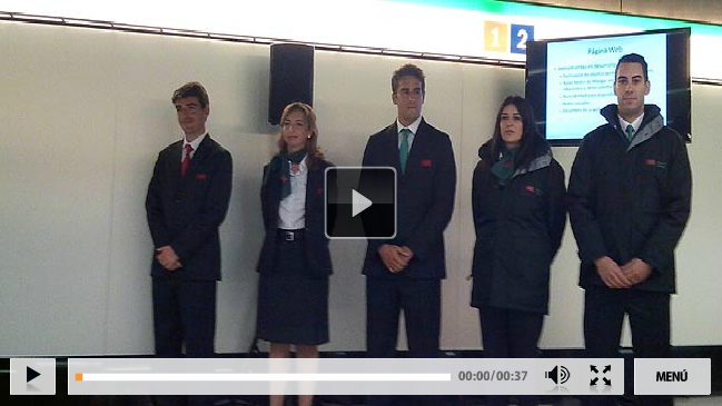 Presentation of the Málaga Metro workers uniforms